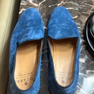 Socapri blue suede shoes- Size 6 Italian size